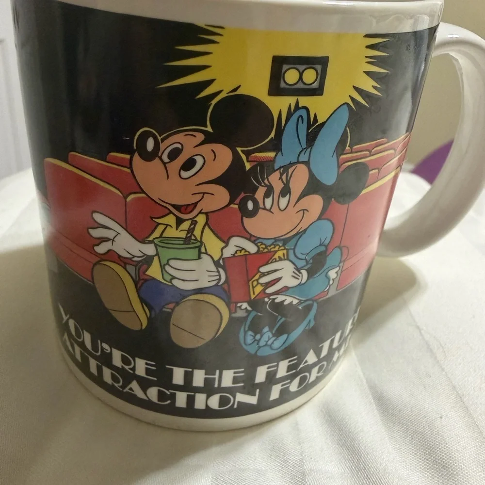 Disney Applause Mug “Your the future attraction for me” Mickey, Minnie, Goofy - Picture 2 of 9